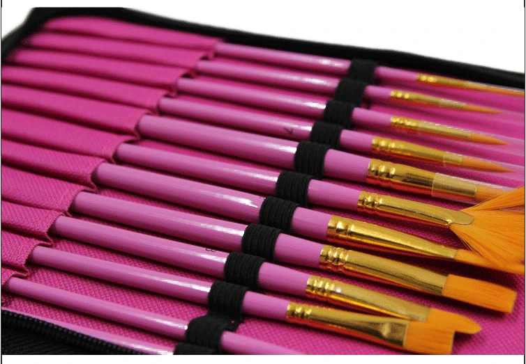 band With pen package Palette High-quality nylon hair multi-shape pen head 13 pcs/se of acrylic oil brushes for art and painting