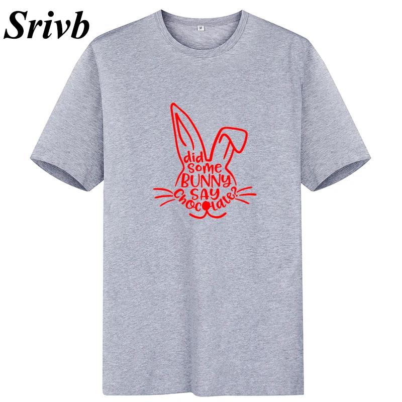 Srivb Did Some Bunny Say Женская Футболка harajuku большого размера модная женская футболка с