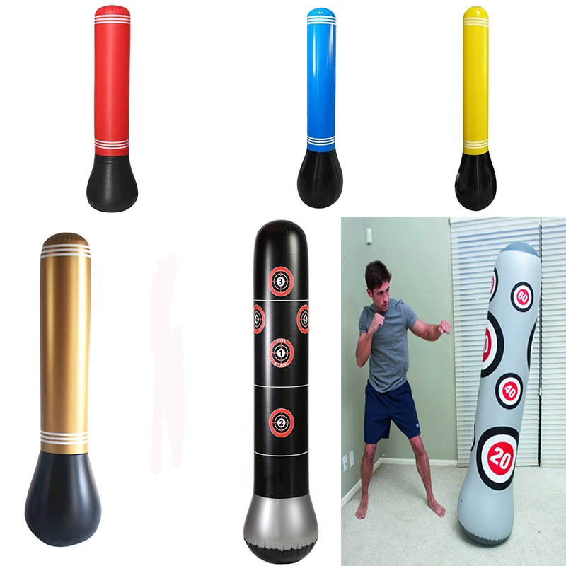 New Inflatable Boxing Punching Bag Stand MMA Kick Martial Training With fastly free shipping-in ...