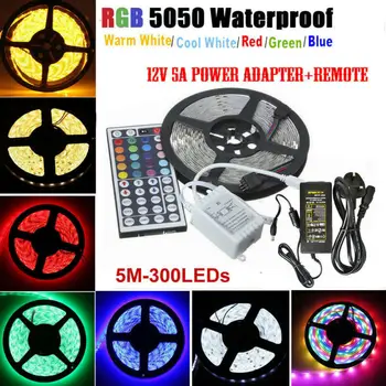 

5M 12V Waterproof RGB 5050 IP67 LED Strip Light Chasing Magic Dream Color