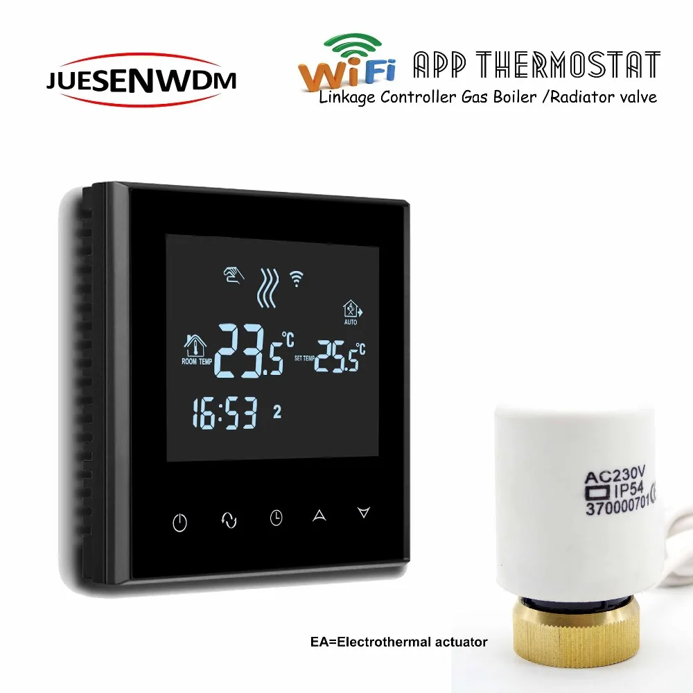 ЕС iOS система/Android система бойлер термостат wifi контроль температуры для газового котла контроллер