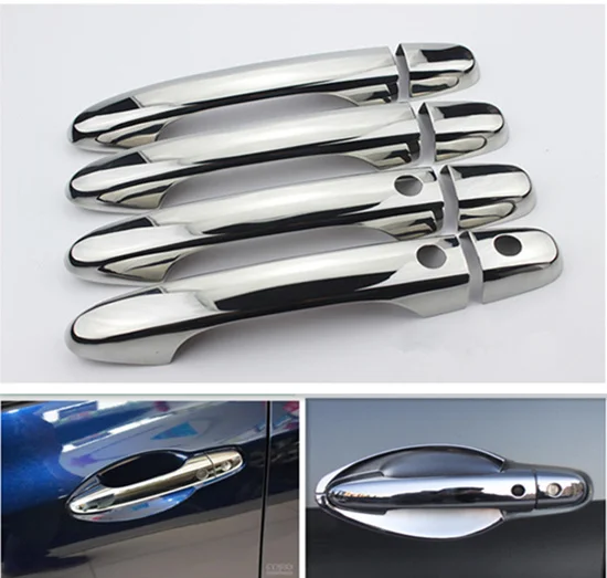 FUNDUOO для Honda Civic 2012 2013 2014 2015 новые хромированные покрытия дверных ручек отделка с