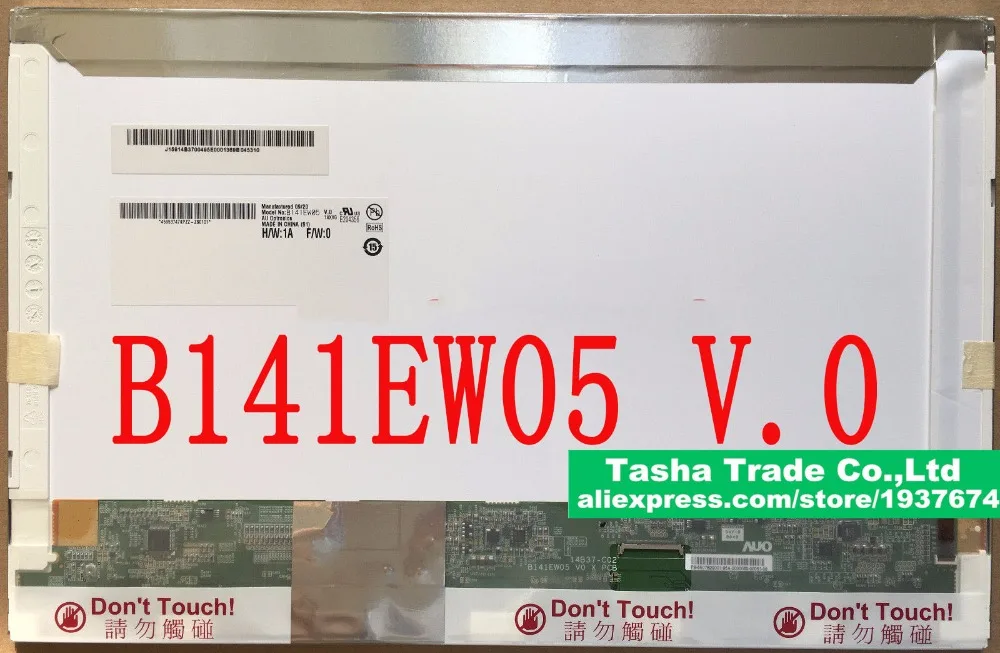 

B141EW05 V.0 B141EW05 V0 LCD Screen LED Display 1280*800 Silver Small 40 PIN Connector Glossy