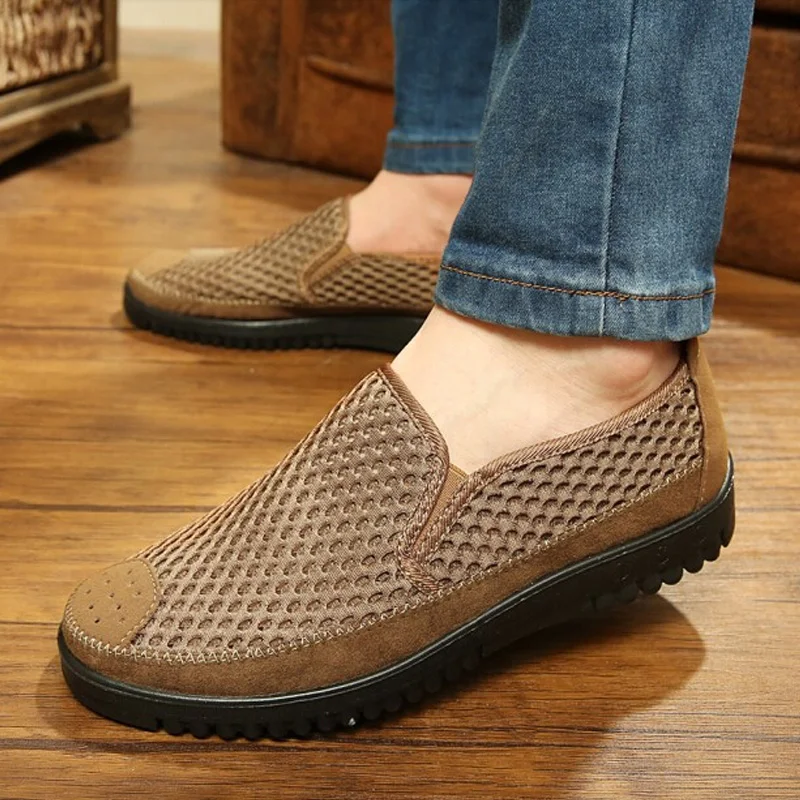 

New 2016 Hollow out Breathable cowhide summer Genuine Leather High quality fashion shoes men male Casual shoe