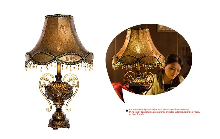 Европейский стиль настольная лампа Принцесса Сад креативные декоративные светильники