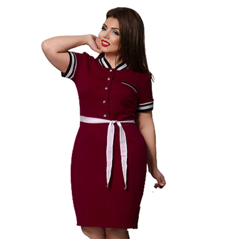 women's plus size polo dress