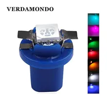 10 шт. B8.5D 5050 509T 1 SMD светодиодный лампы для автомобиля манометр Speedo Dash лампы B8.5 светодиодный приборная клиновидный для салона светильник 12V