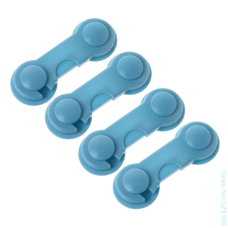 Care Baby 4Pcs Doors Drawers Wardrobe Toddler Baby Children Protection Safety Plastic Lock Convenient Drop Ship