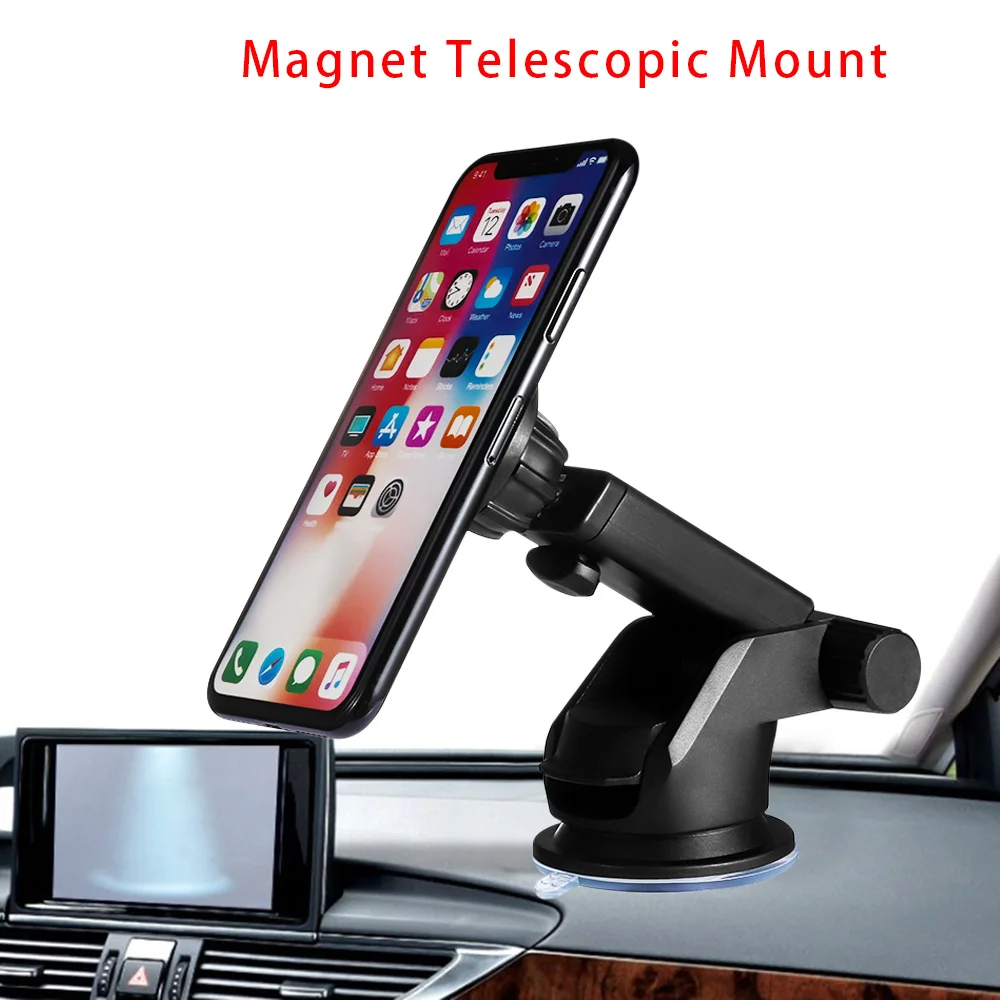 1 Pcs Black Mount Car Windshield Dashboard Holder Phone GPS