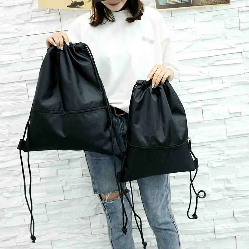 

Women Backpack Beach Bag Outdoor Fitness Sport Bag Bundle Pocket Unisex Drawstring Bag backpack messenger for crossbody #35