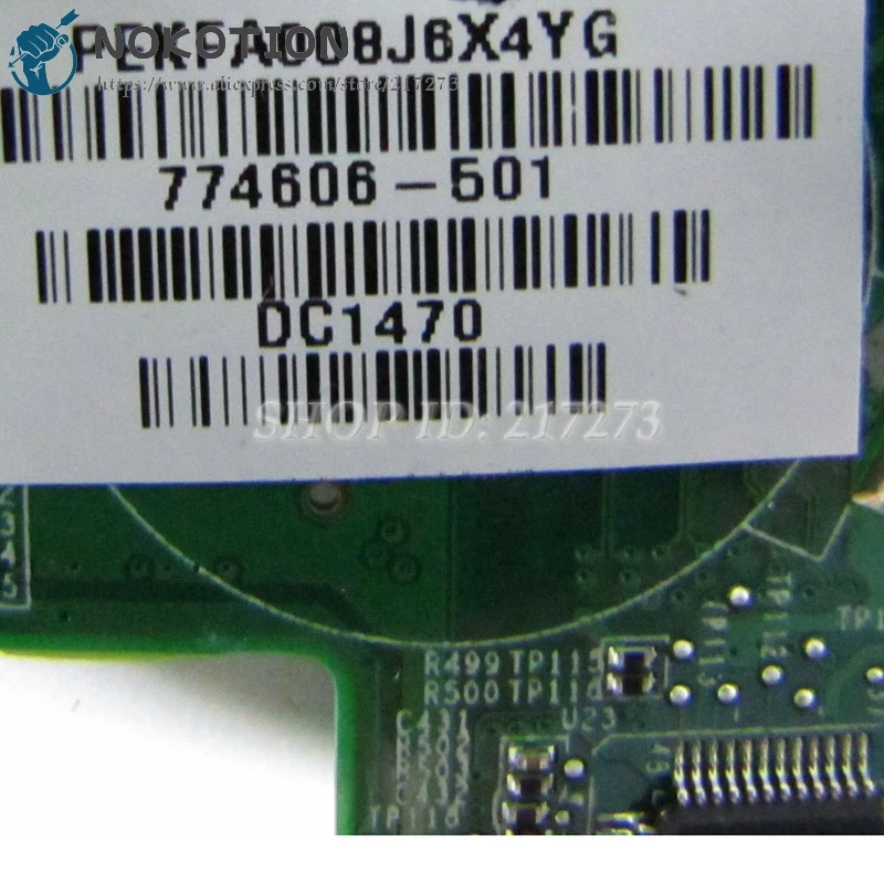 Discount NOKOTION 774603-001 774603-501 774606-501 DA0Y61MB6E0 Laptop Motherboard For hp pavilion X360 13-A Main Board SR1EF I5-4210U 3