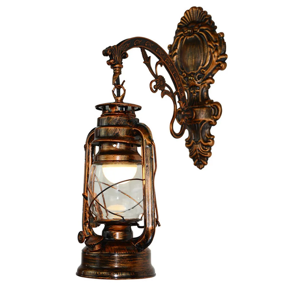 Kaigelin Wall Sconces Vintage Wall Lamp E27 LED Bulb Loft Retro Wall Luminaire Lamps Fixture Antique Glass Industrial Wall Light