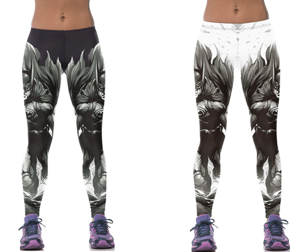 

New Batman Leggings Breathable Spandex Fitness Leggings For Women Digital Printed Sport Joggings Pants Plus Sizes Women Leggings