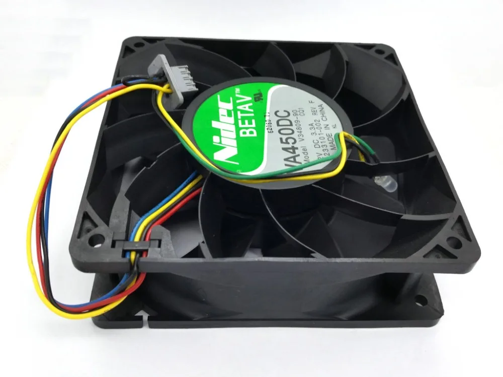 Оригинальный вентилятор охлаждения сервера Nidec VA450DC V34809 90 12 см в 3 А|cooling fan|nidec