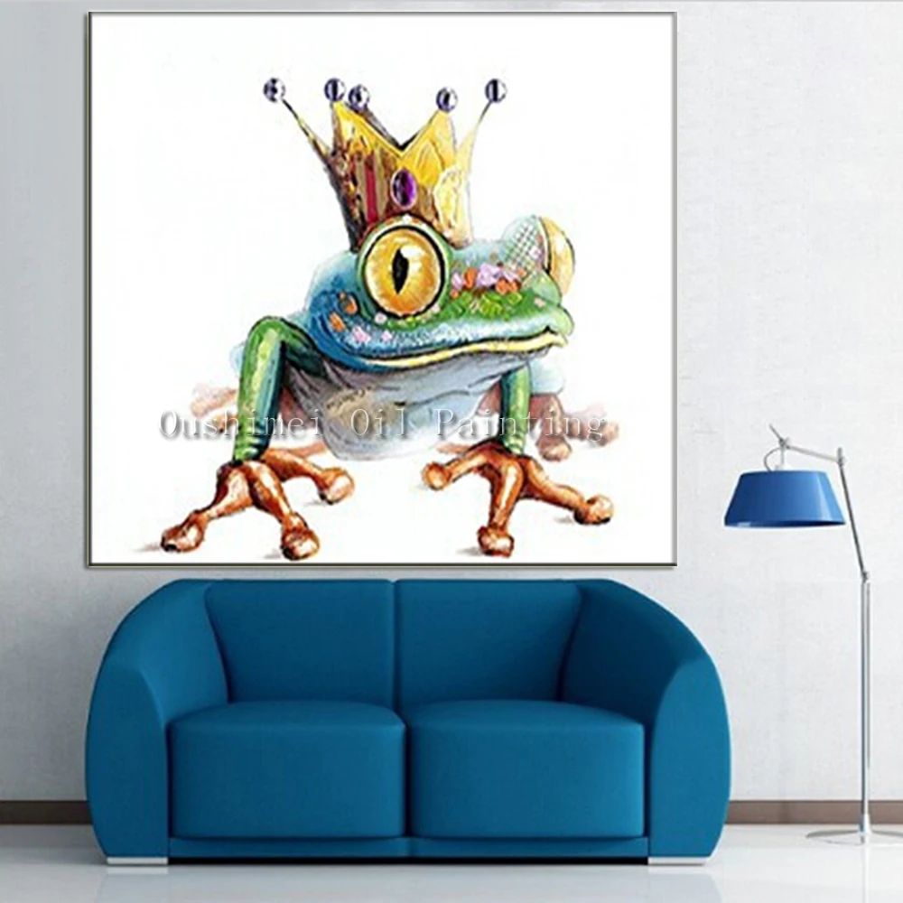 US $16 0 OFF Baru Gambar Pada Kanvas Hand Painted Modern Dinding Kartun Lukisan Raja Orangutan Katak Hewan Lukisan Minyak Lukisan Painting & US $16 0 OFF Baru Gambar Pada Kanvas Hand Painted Modern Dinding Kartun Lukisan Raja Orangutan Katak Hewan Lukisan Minyak Lukisan Painting &
