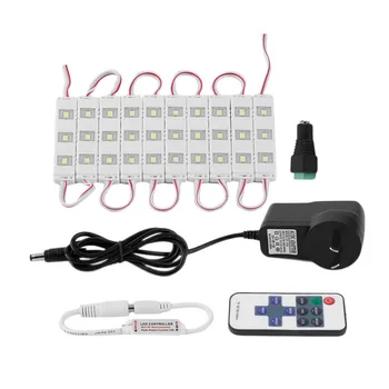 

1.5 M 10 Row + Dimmer + Adapter 5630 Modern Mirror Lamp White EU/US/UK/AU Type 6W Indoor Bathroom Wall LED Lights White