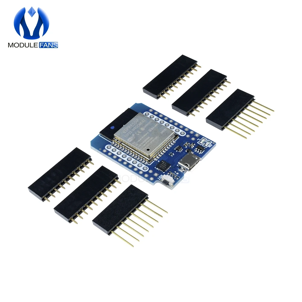 Для Wemos MINI D1 ESP32 ESP-32S Беспроводной Wi-Fi Bluetooth BLE для Wemos D1 Mini Esp8266 CP2102 модуль с контактами