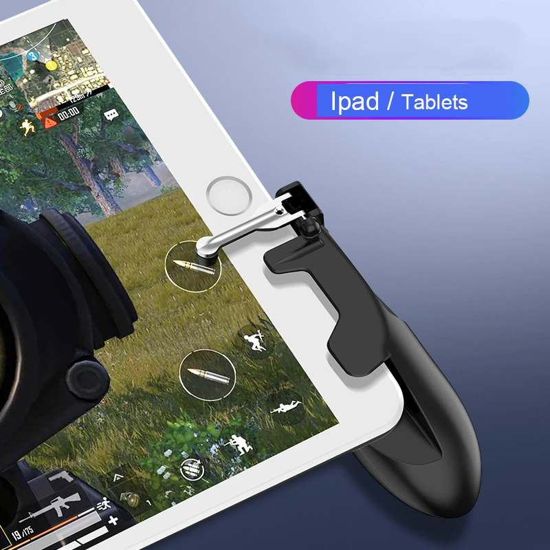 1 пара четырехпальцевый геймпад PUBG мобильный триггер шутер контроллер Джойстик для iPad Android IOS L1R1 Кнопка огня Aim Key