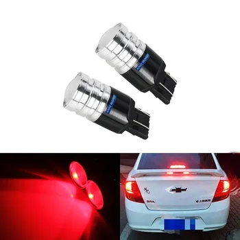 

ANGRONG 2 Red 7440 7443 580 582 W21W LED 5W Turn Signal Reverse Stop Light For Vauxhall
