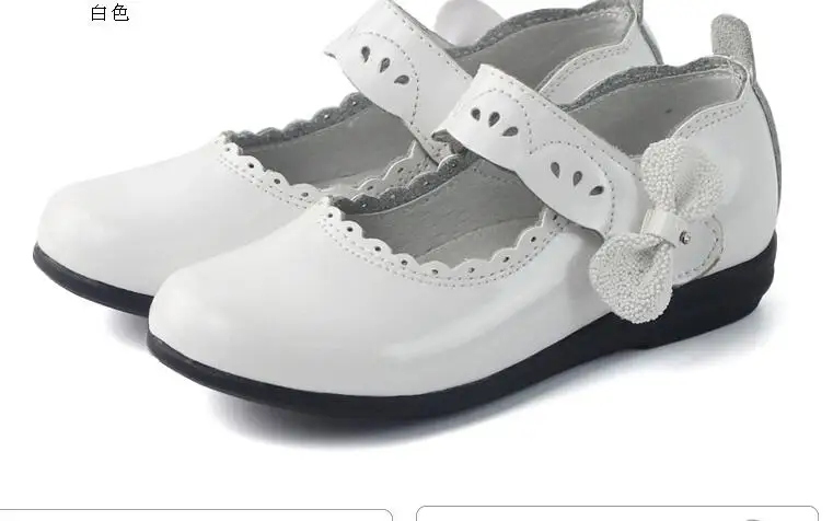 Обувь для маленьких девочек; Новинка года; сезон весна-осень; Модная Белая обувь с бантом и кружевом для девочек; однотонная Милая обувь для девочек