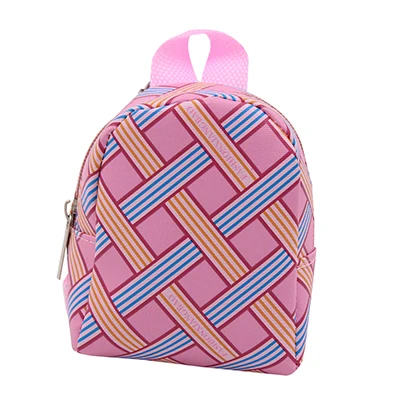 DollTalk, милая модная американская кукольная сумка, перекрестная линия, квадратный рюкзак для девочек, сумка для Blyth Pullip bjd, аксессуары для куклы - Цвет: pink