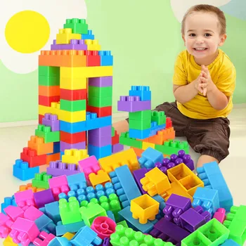 

80pcs/250pcs Building Blocks City DIY Educational Creative Assemble Model Figures Bricks Bulk toys for children M09