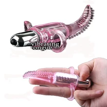 New Lip Mouth Tongue Vibrators, G Spot Oral Licking Sex Toys For Women,Finger Stimulate Clitoris Sex Products For Female