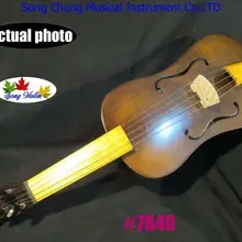 Копия старый инструмент, 5 Строки 15 3/" вьель, средневековой Скрипка Мощный звук#7840