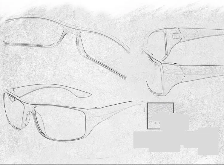 Высокое качество, пластиковая оправа, очки ночного видения, водительские очки для ночного вождения, зеркальный светильник, солнцезащитные очки, UV400, мужские солнцезащитные очки