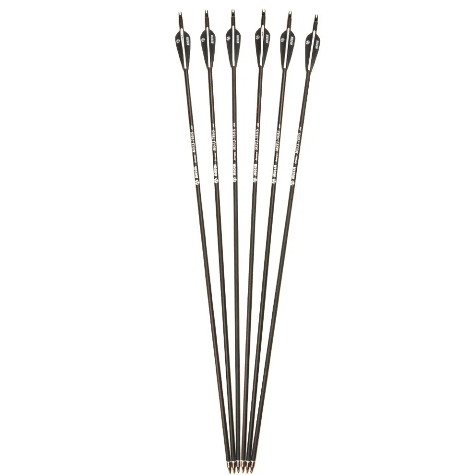 Polegadas de Carbono Tiro com Arco 7.8mm com Substituir a Cabeça para Recurvo Misturado Seta Coluna 500 Diâmetro Composto Arco Caça 28 - 30 32 3 28 30 32 polegadas de carbono misturado