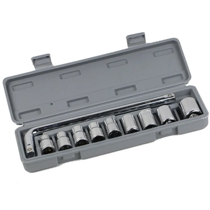 10 Pcs A Set of Keys 1/2 Universal L Socket Wrench Set For Car Repair