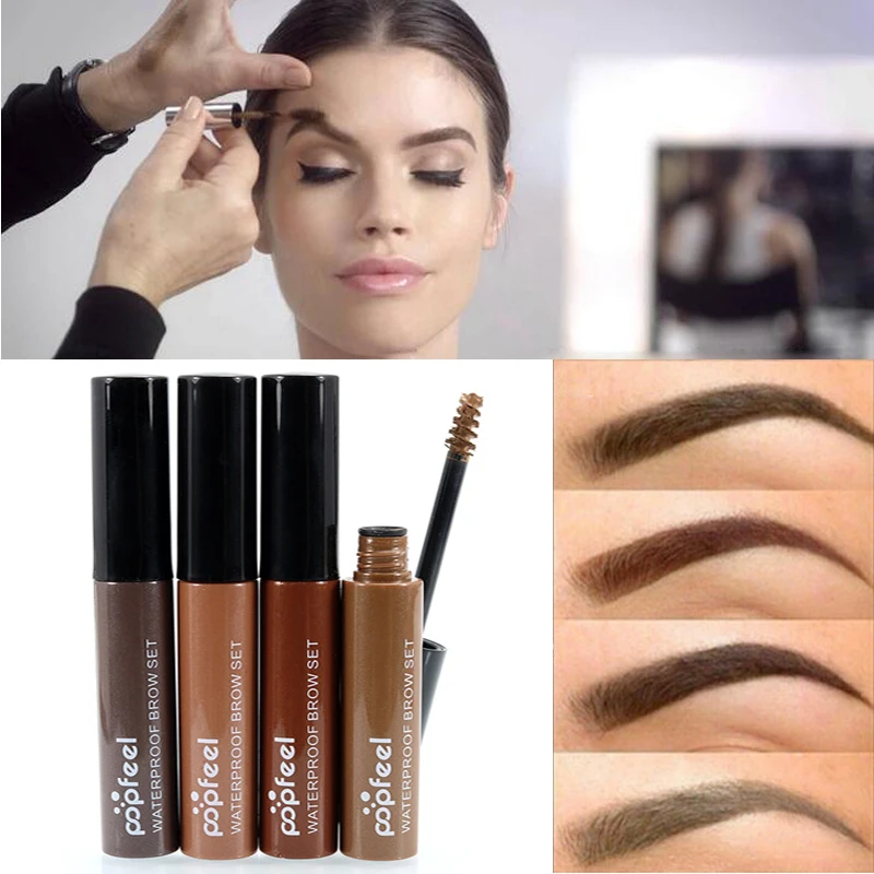 

New Top Eyebrow Enhancer Cream Easy to Wear Waterproof Brow Set Natural EyeBrows Cosmetics Beauty Tools Women Make Up 4 Colors
