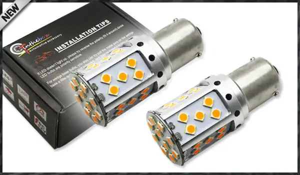 Nuevo 30 W PWY24W Alta Potencia Cree Led Indicador Ámbar Bombillas BMW AUDI y otros coches