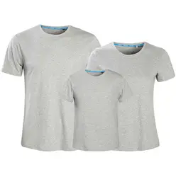 Оптовая продажа, рубашка для папы, дочки, монтера и сына, футболка с круглым вырезом, эластичная, 160 г, хлопок, на заказ
