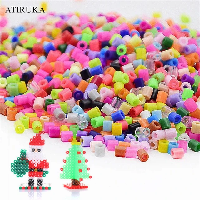 5MM 1000PCs Glow in Dark Pixel Puzzle Iron Beads for kids Hama Beads Diy  High Quality Handmade Gift toy - Realistic Reborn Dolls for Sale