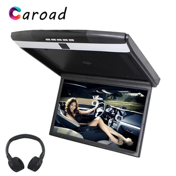 

Caroad MP5 Player 17.3" HD 1080P TFT LED Screen Flip Down Roof Mount Monitor With IR/FM Transmitter/USB/SD/HDMI/Sperker Car TV