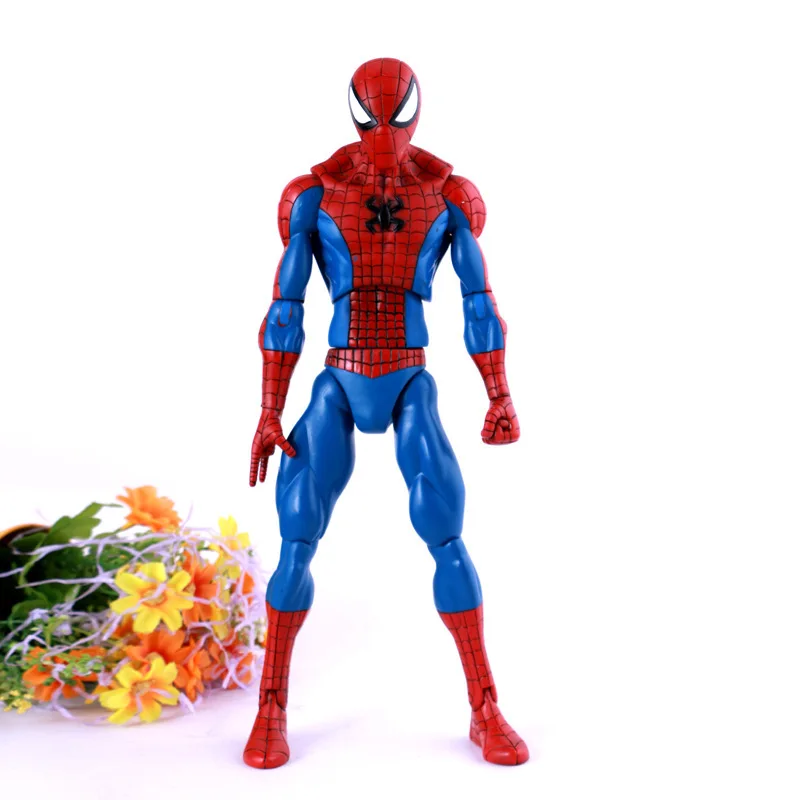 

32CM PVC Large Movable Joints Spiderman Action Figure Furnishing Articles Model Holiday Gifts Children's Toy Ornament Collection