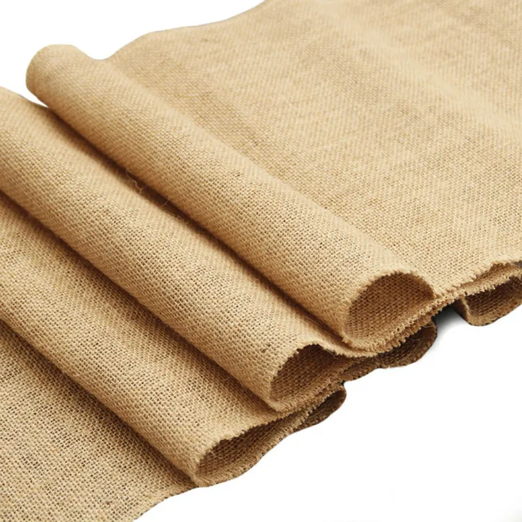 Hessian Burlap настольный бегун природные джутовые бегуны для кантри винтажное