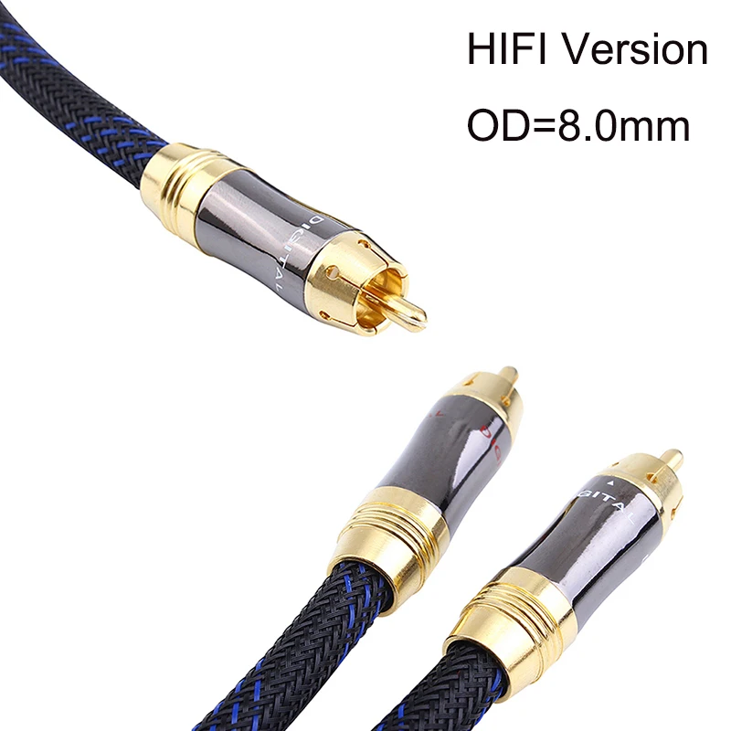 Comprar Cable Y Subwoofer de alta fidelidad RCA 1 macho a 2 macho cable de Audio
