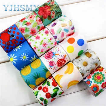 

2017 new 173251,5yard/lot 38mm flower fruit series style color ribbons DIY material,wedding accessories Packaging
