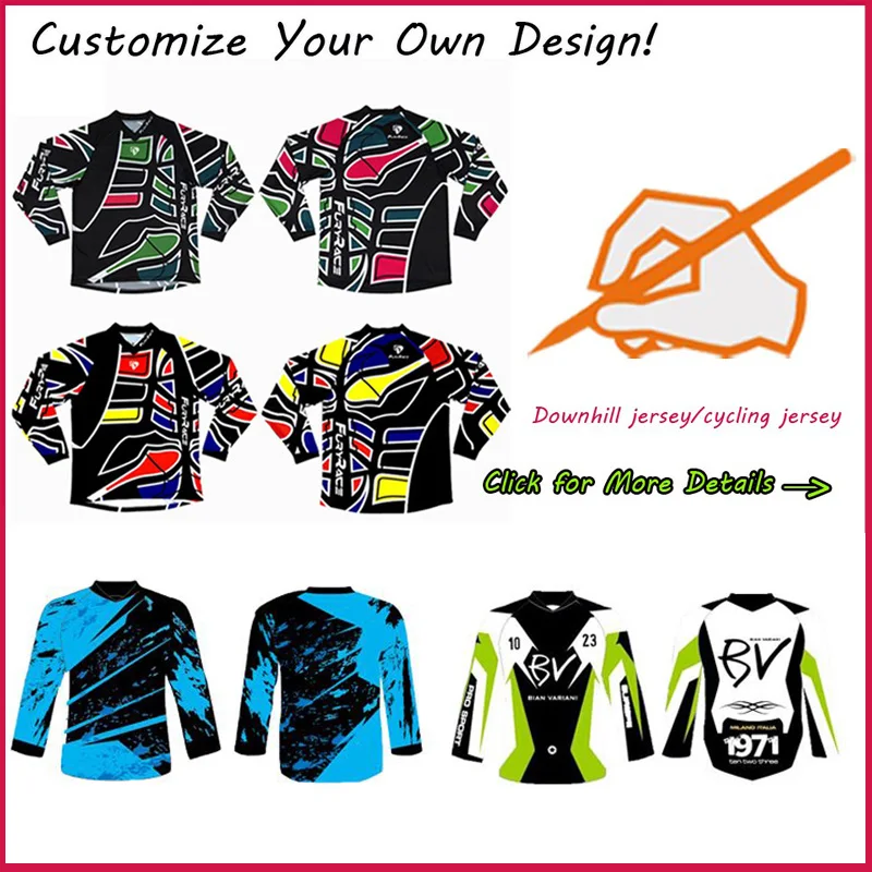 Erstellen Sie Ihre Eigenen Design Personifizierte Motocross Jersey Schriftzug Mountainbike Downhill Trikots Mtb Bmx Bike Shirts Bike Mountain Shirt Stripebike Wheel Hub Motor Aliexpress