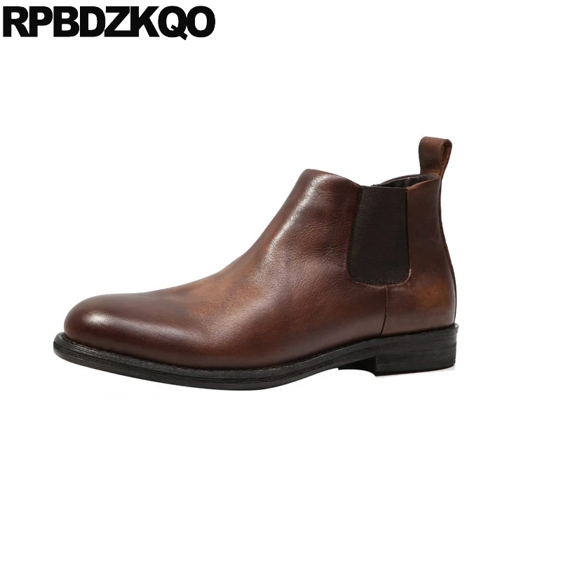 leather dress booties