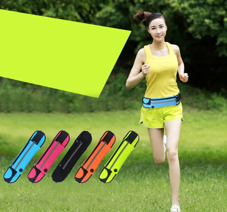 Impermeable deporte correr cintura bolsa teléfono móvil soporte cremallera fanny pack cadera monedero cinturón bolsa música fanny bolsas unisex hombres #10