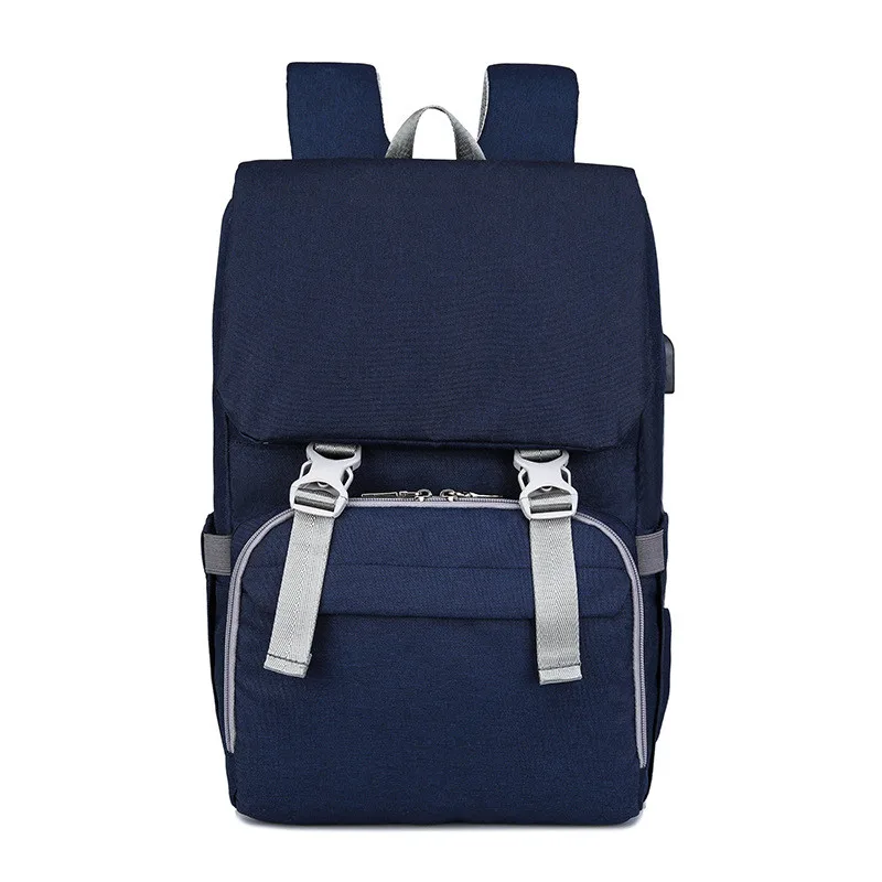 Shoulder Mummy Bag Multifunction USB Large Capacity Diaper Bag Mom Bag09