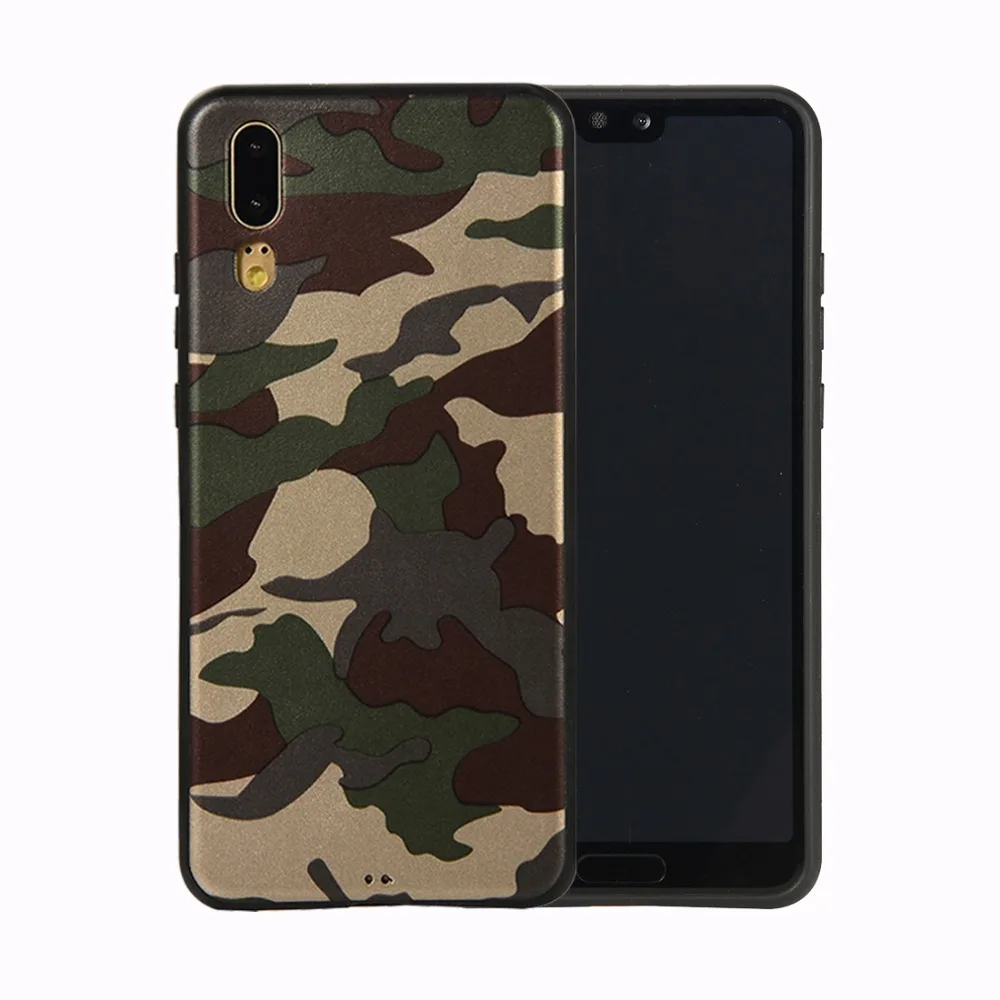 

New Army Green Soft TPU Silicone Cover For Huawei P20 Mobile Shockproof Back Case For Huawei P20 Fundas Cases