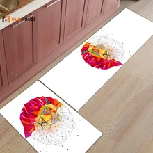 Ourhouse геометрические блоки Лев грязь мусор грязи Траппер Нескользящие подложки аксессуары наборы напольные ковры площади бегунов натуральное кокосовое волокно