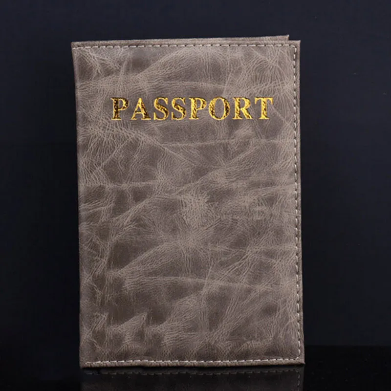 1 шт. модные Обложка для паспорта из искусственной кожи ID Держатели Сумка для документов Повседневное заграничного паспорта случае