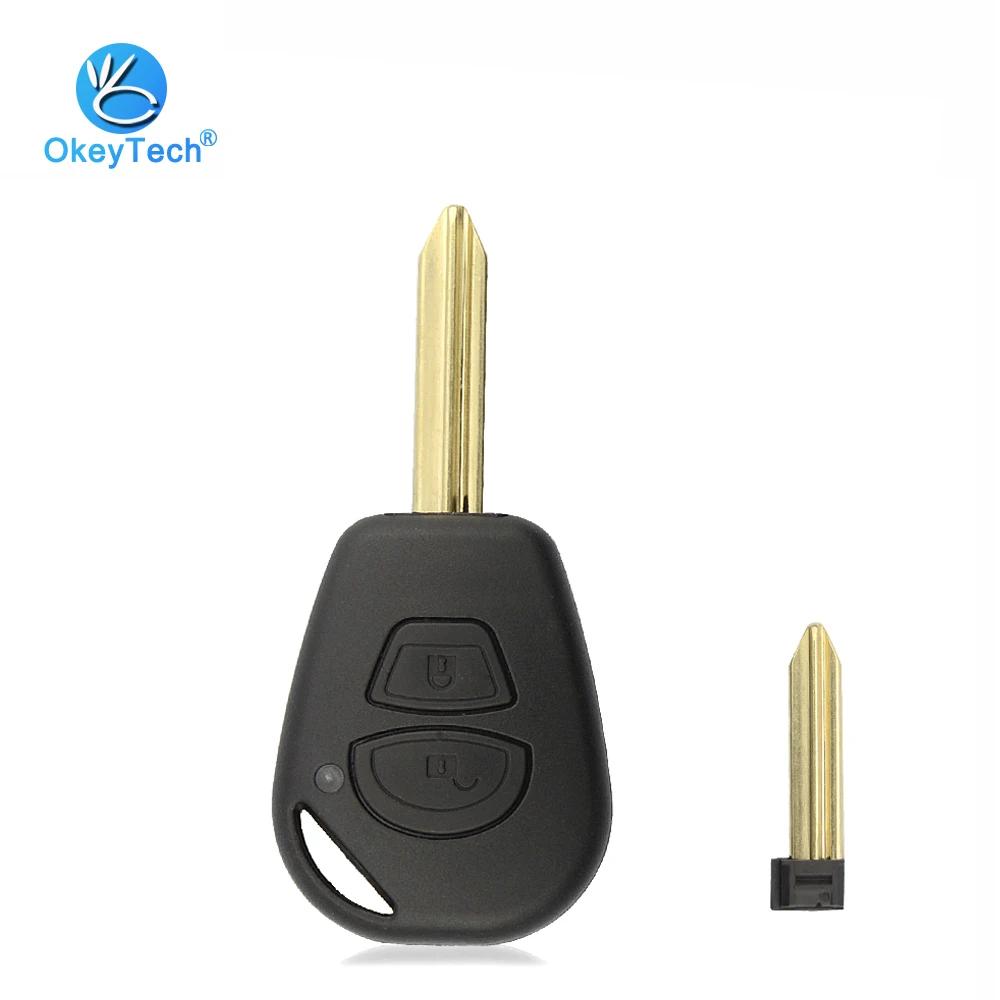 Custodia Portachiavi 2 Pulsanti Con Lama Vergine – Per Citroen Saxo, Xsara, Berlingo, Picasso (B8A342)