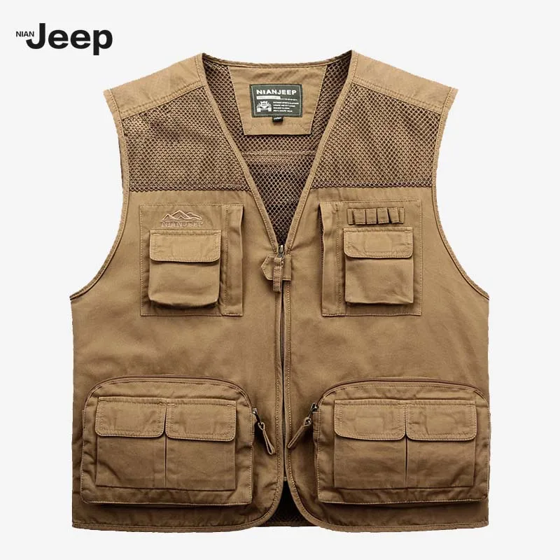Buy New Men Vest Travel Jacket Life Mesh Pocket Summer