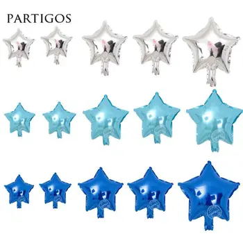 

15pcs/lot 5/10/18inch pure color Star Inflatable Balloon Wedding Birthday Christmas Party Kid Shower Decoration Globos
